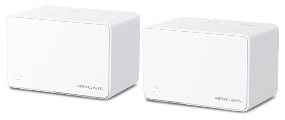 Mercusys Halo H80X (2-pack) Doble banda (2,4 GHz / 5 GHz) Wi-Fi 6 (802.11ax) Blanco 3 Interno