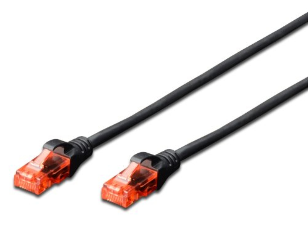 Ewent IM1020 cable de red Negro 3 m Cat6 U/UTP (UTP)