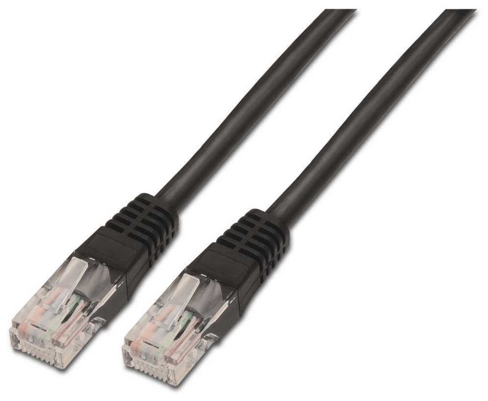 AISENS A133-0203 cable de red Negro 1 m Cat5e U/UTP (UTP)