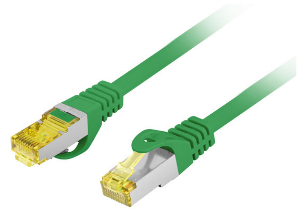 Lanberg PCF6A-10CU-0050-G cable de red Verde 0,5 m Cat6a S/FTP (S-STP)