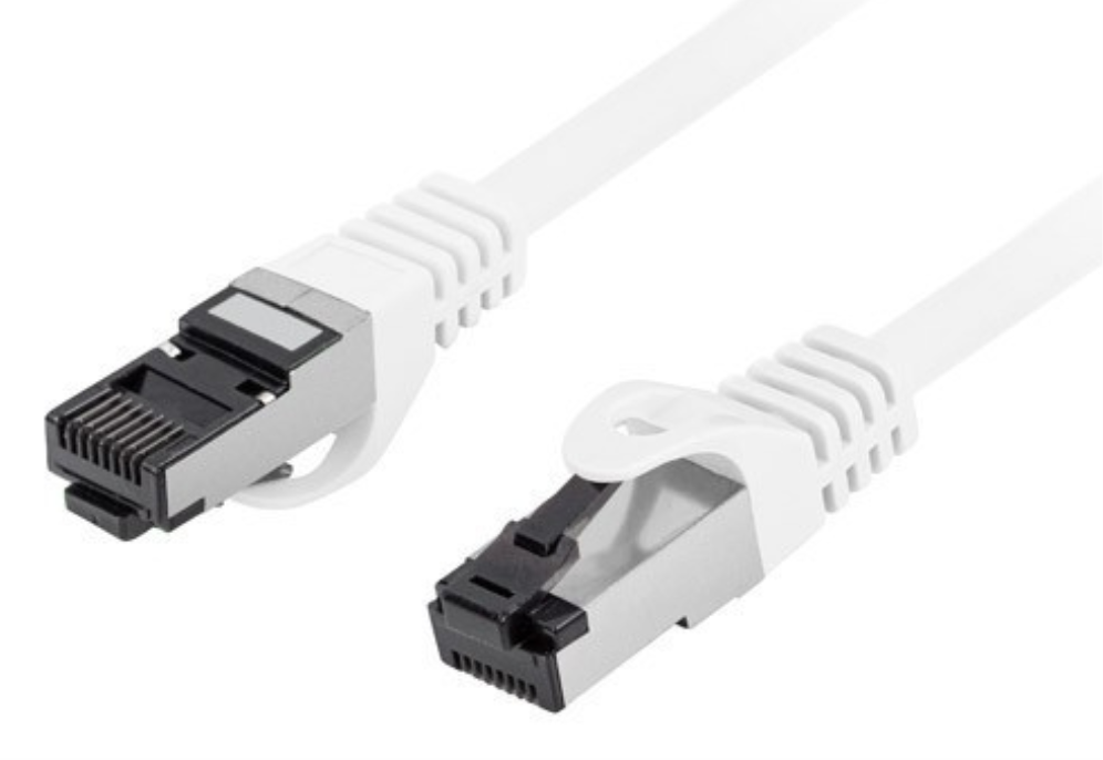 Lanberg PCF8-10CU-0050-W cable de red Blanco 0,5 m Cat8.1 S/FTP (S-STP)
