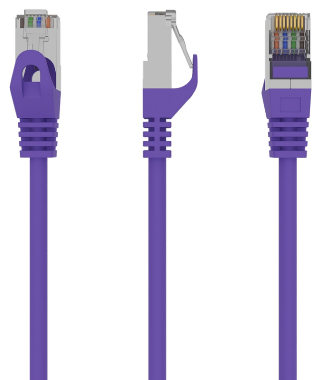 Gembird RJ45/RJ45 Cat6 0.5m cable de red Púrpura 0,5 m F/UTP (FTP)