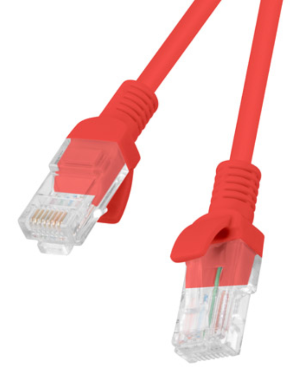 Lanberg PCU6-10CC-0050-R cable de red Rojo 0,5 m Cat6 U/UTP (UTP)
