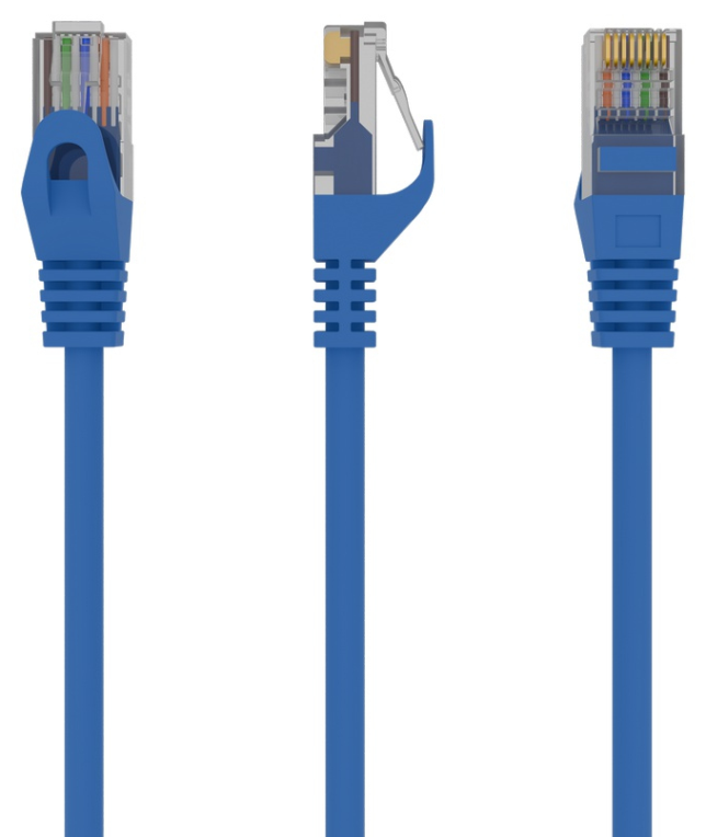 Gembird PP6U-0.5M cable de red Azul 0,5 m Cat6 U/UTP (UTP)