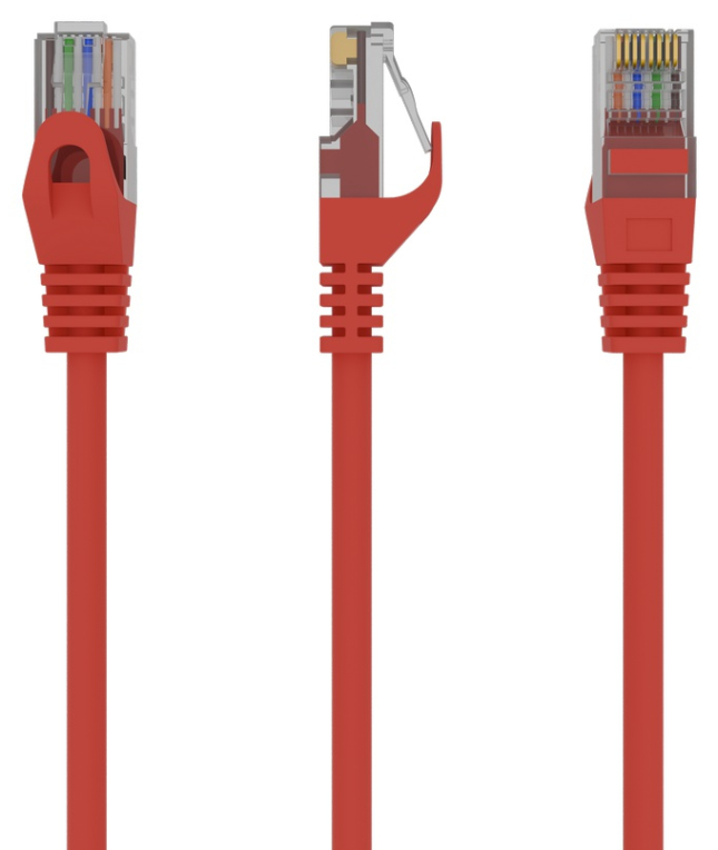 Gembird PP6U-1M cable de red Rojo Cat6 U/UTP (UTP)