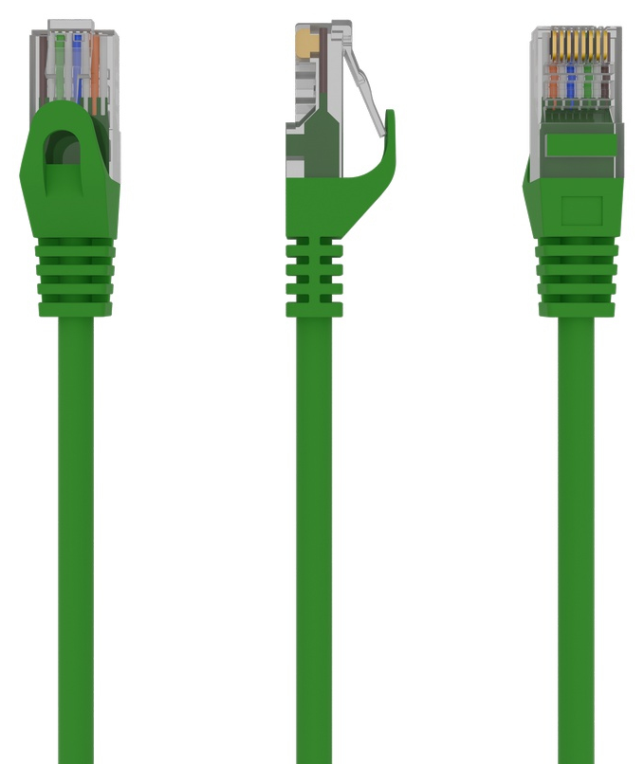 Gembird PP6U-0.25M/G cable de red Verde 0,25 m Cat6 U/UTP (UTP)
