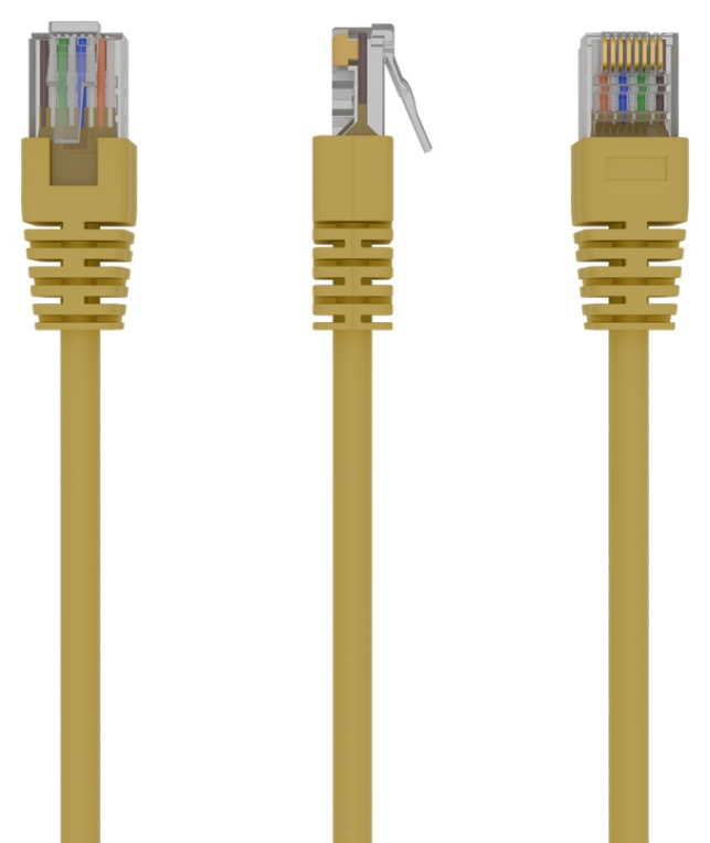 Gembird PP12-1M/Y cable de red Amarillo Cat5e U/UTP (UTP)