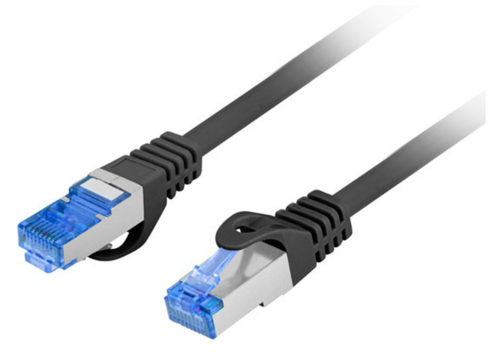 Lanberg PCF6A-10CC cable de red Negro 1,5 m Cat6a S/FTP (S-STP)