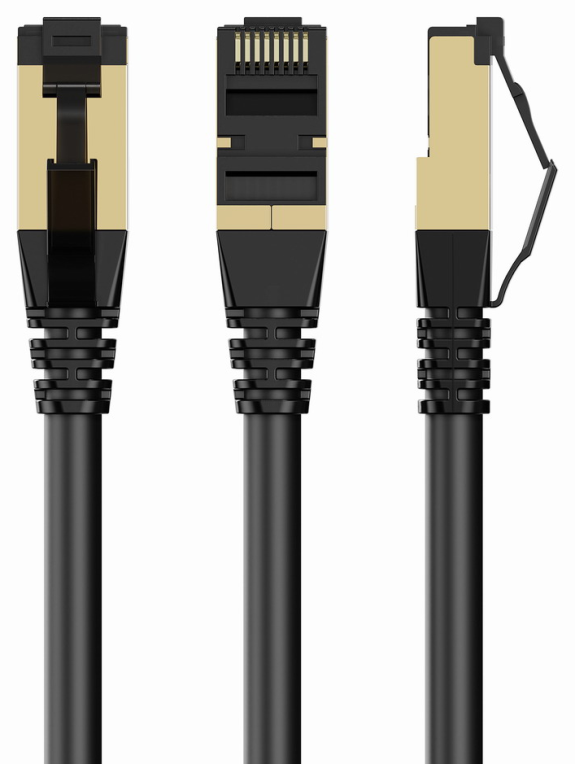 Gembird PP8-LSZHCU-BK-3M cable de red Negro Cat8 S/FTP (S-STP)
