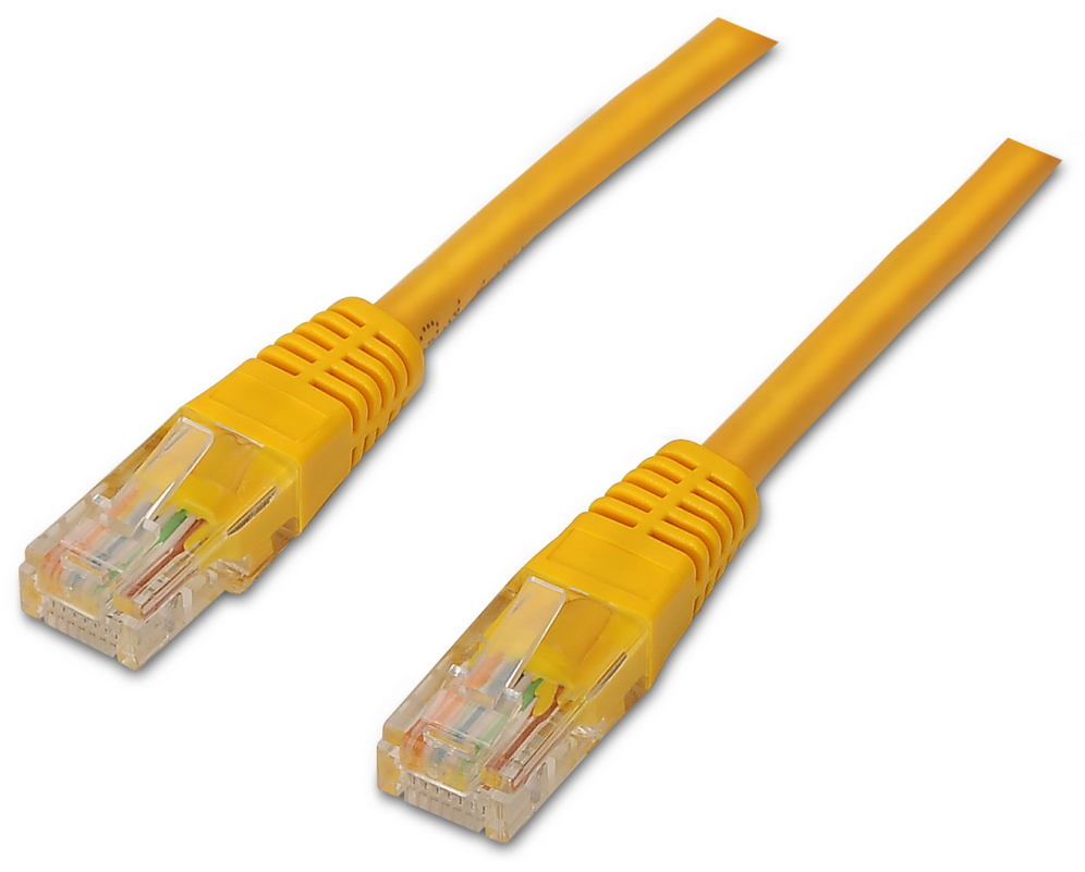 AISENS A135-0255 cable de red Amarillo 2 m Cat6 U/UTP (UTP)