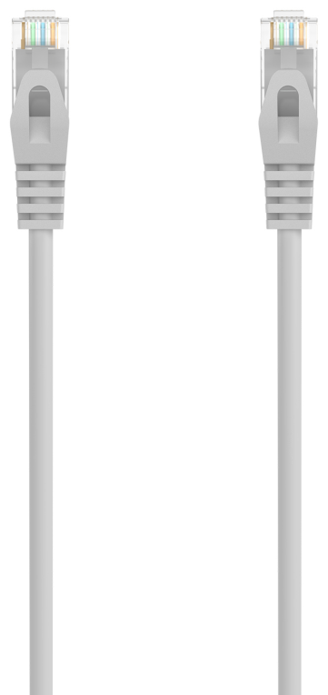 AISENS Cable de Red Latiguillo RJ45 LSZH Cat.6A 500 Mhz UTP AWG24, Gris, 1.5M
