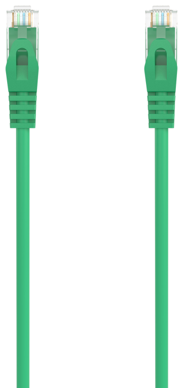 AISENS Cable de Red Latiguillo RJ45 LSZH Cat.6A 500 Mhz UTP AWG24, Verde, 3.0M