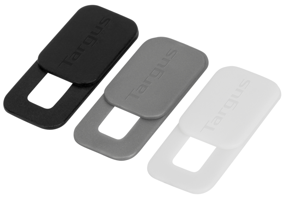 Targus AWH025GL accesorio para cámara web Tapa para webcam Negro, Gris, Blanco