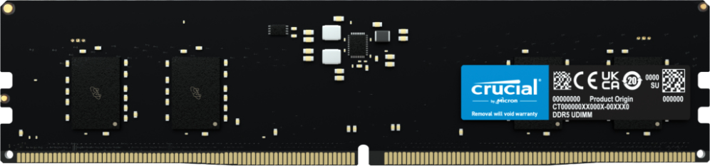 Crucial CT8G56C46U5 módulo de memoria 8 GB 1 x 8 GB DDR5 288-pin DIMM ECC