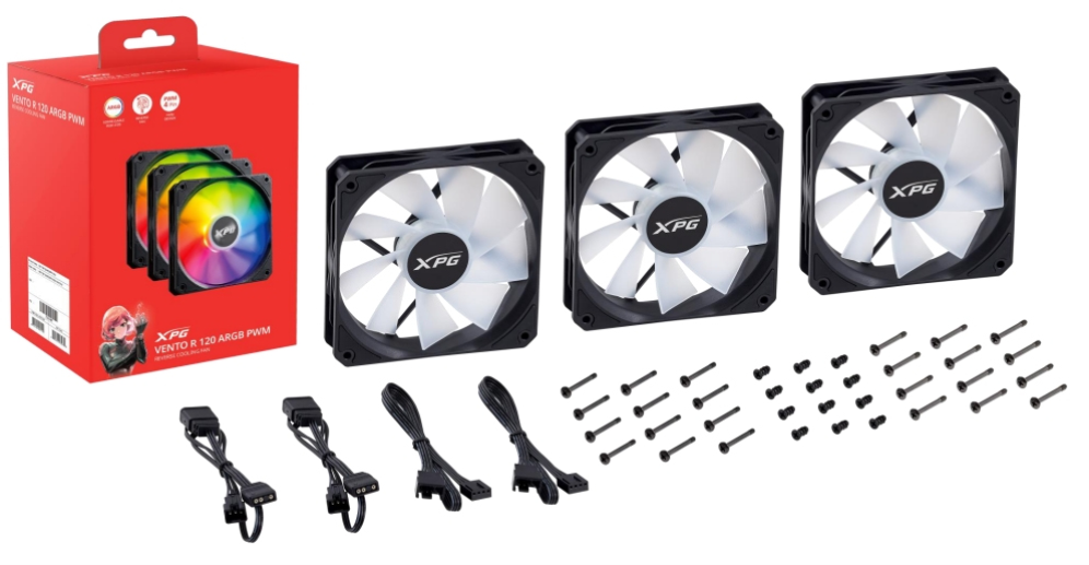 XPG VENTO R 120 ARGB PWM Carcasa del ordenador Ventilador 12 cm 1 pieza(s)
