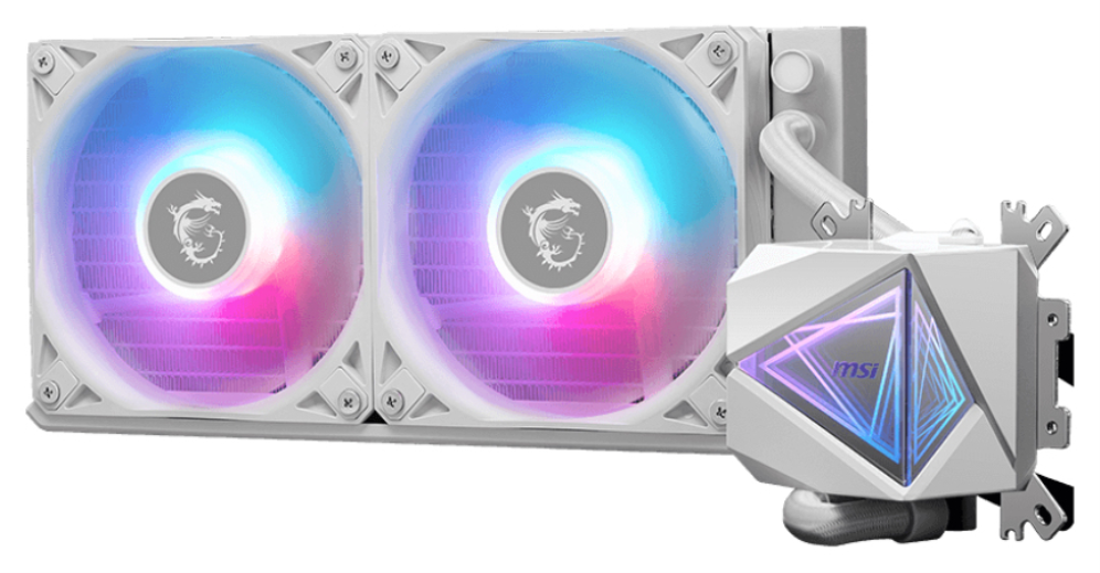 MSI MAG Coreliquid I240 Procesador Sistema de refrigeración líquida todo en uno 12 cm Blanco 1 pieza(s)