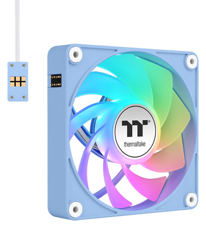 Thermaltake CL-F198-PL12BU-A sistema de refrigeración para ordenador Carcasa del ordenador Ventilador 12 cm Azul 3 pieza(s)