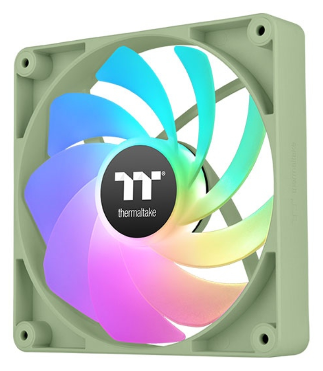 Thermaltake Matcha Green CT120 Carcasa del ordenador Ventilador 12 cm Gris 2 pieza(s)