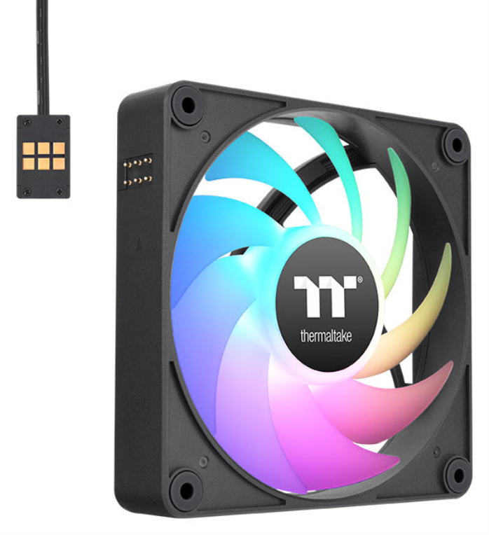Thermaltake CL-F182-PL14SW-A sistema de refrigeración para ordenador Carcasa del ordenador Ventilador 14 cm Negro 3 pieza(s)