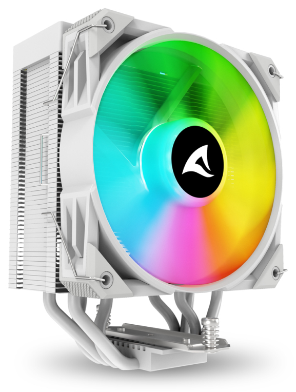 Sharkoon A40 RGB Procesador Refrigerador de aire 12 cm Blanco 1 pieza(s)