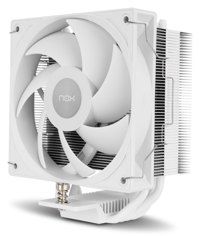 NOX Hummer NXHUMMERR400WH sistema de refrigeración para ordenador Procesador Ventilador 12 cm Blanco
