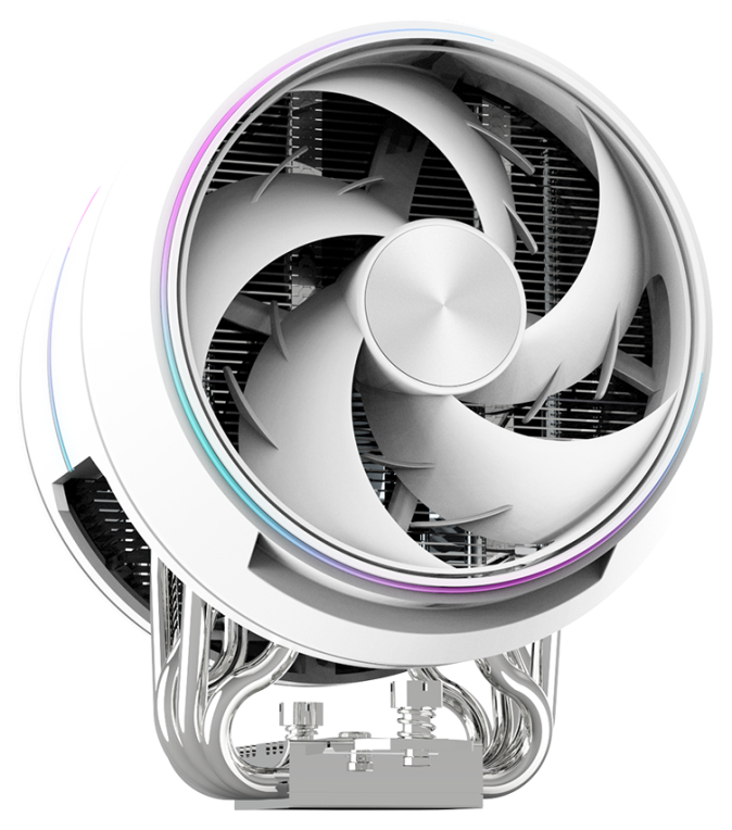Zalman ZET5 Procesador Ventilador 12 cm Blanco 1 pieza(s)