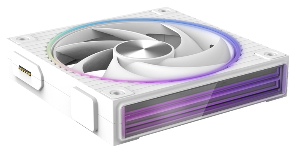 Zalman ZM-DF120 WHITE sistema de refrigeración para ordenador Placa base Ventilador 12,4 cm Blanco 1 pieza(s)