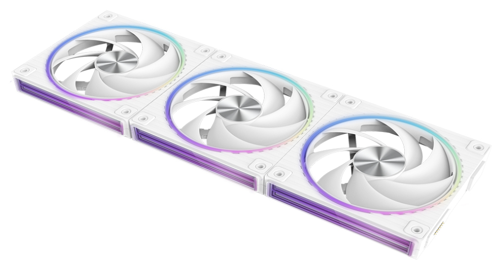 Zalman ZM-DF120 A3 WHITE sistema de refrigeración para ordenador Placa base Ventilador 12,4 cm Blanco 1 pieza(s)