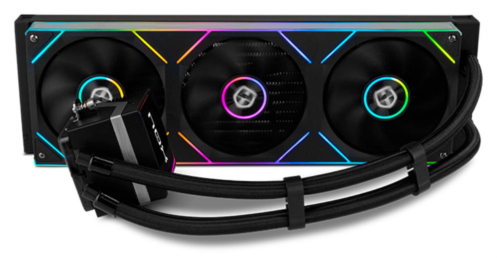 NOX Hummer M-360 LCD|Kit RL Magnético ARGB Negro