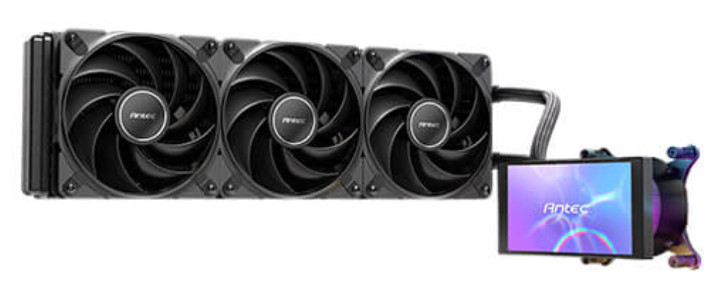 Antec VORTEX VIEW 360 Procesador Sistema de refrigeración líquida todo en uno 12 cm Negro 1 pieza(s)