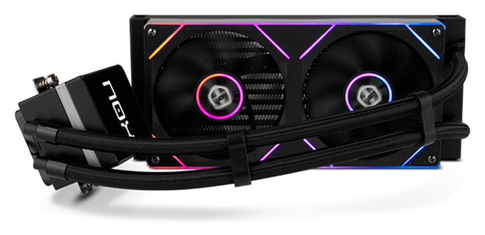 NOX Hummer M-240 LCD|Kit RL Magnético ARGB Negro