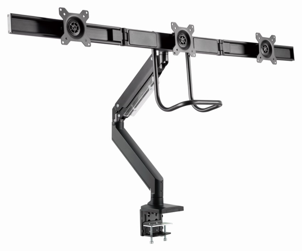 Gembird MA-DA3-03 soporte para monitor 68,6 cm (27") Escritorio Negro