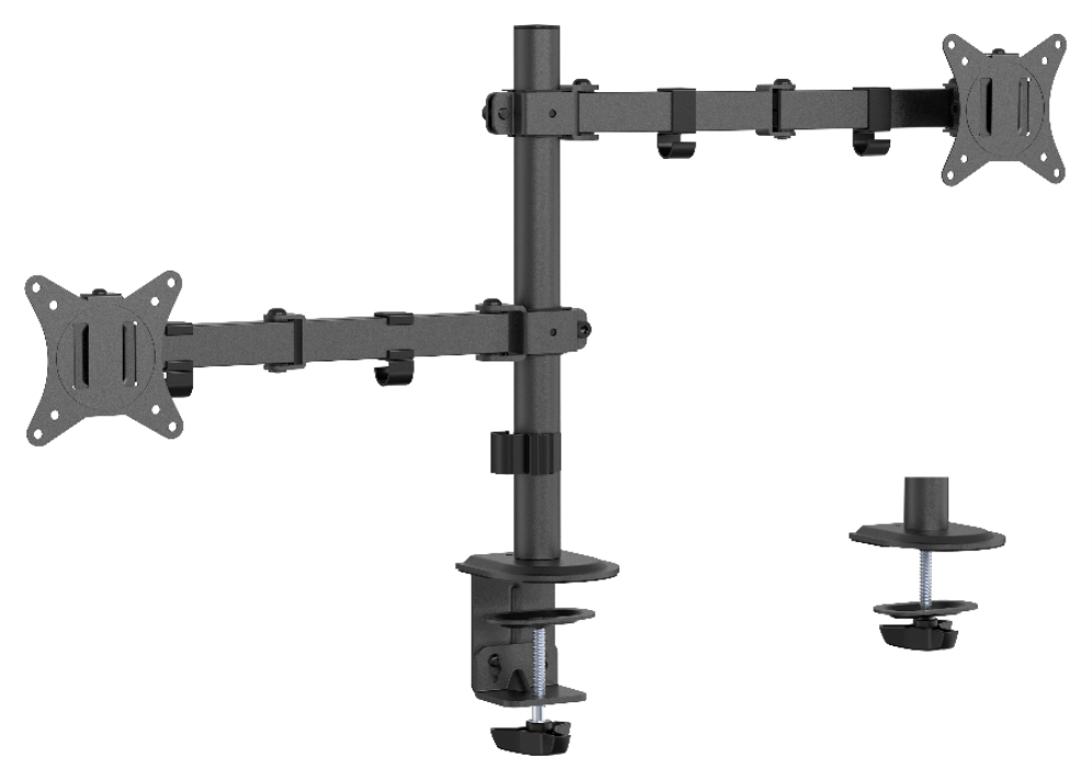 Gembird MA-D2-03 soporte para monitor 81,3 cm (32") Escritorio Negro