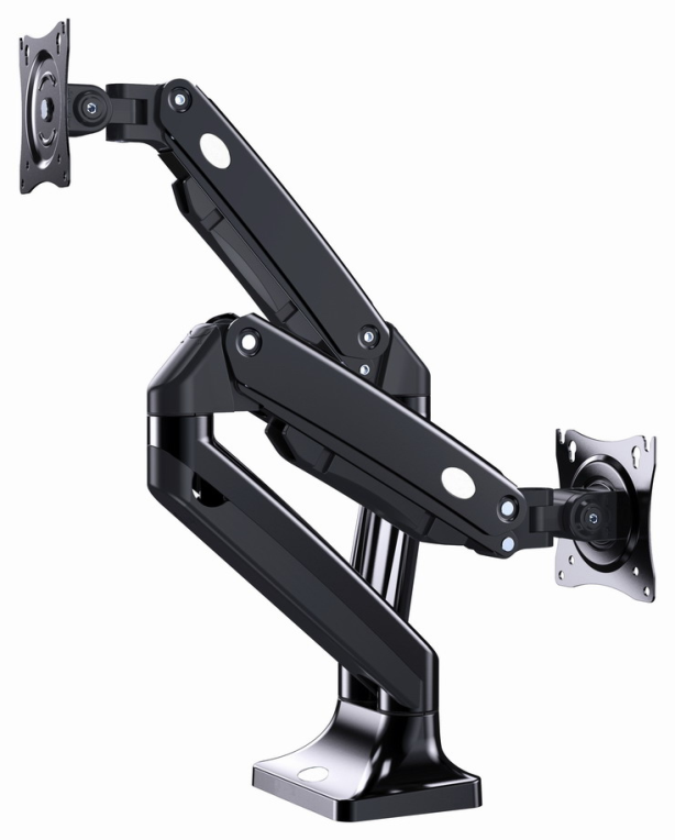 Gembird MA-DA2-03 soporte para monitor 88,9 cm (35") Escritorio Negro