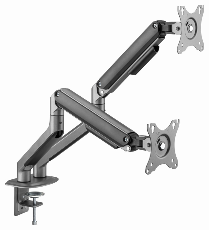 Gembird MA-DA2-05 soporte para monitor 81,3 cm (32") Escritorio Gris
