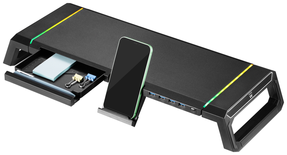 Ewent EW1268 soporte para monitor Escritorio Negro