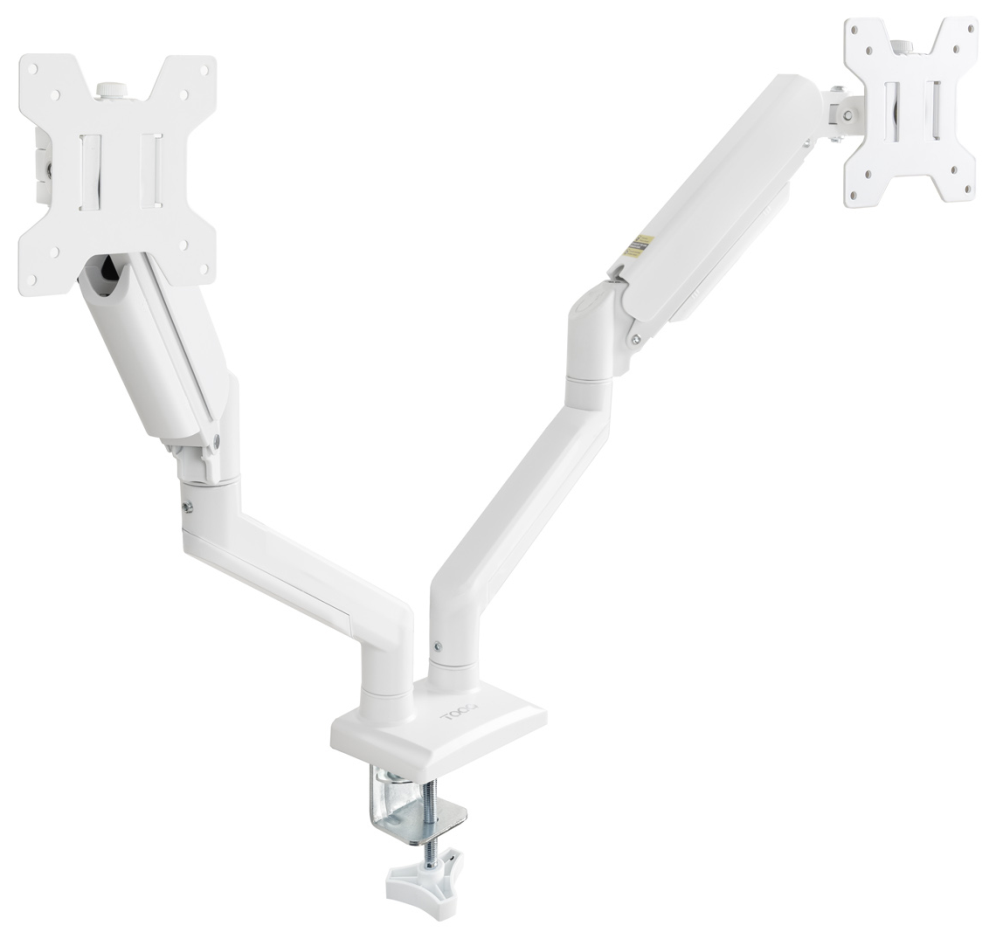 TooQ DB1434TNR-W soporte para monitor 86,4 cm (34") Escritorio Blanco