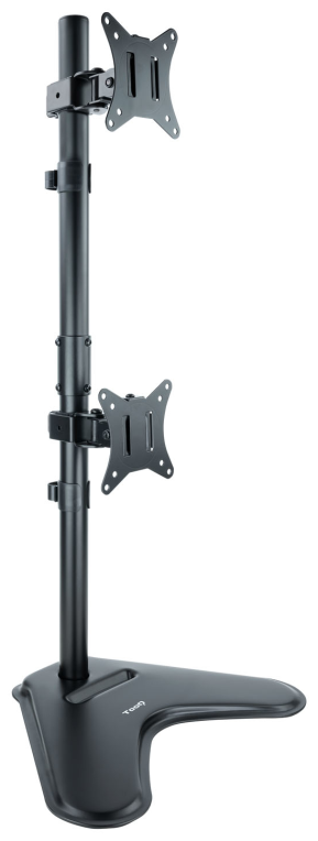 TooQ Soporte de mesa para 2 pantallas 17"-32" verticales