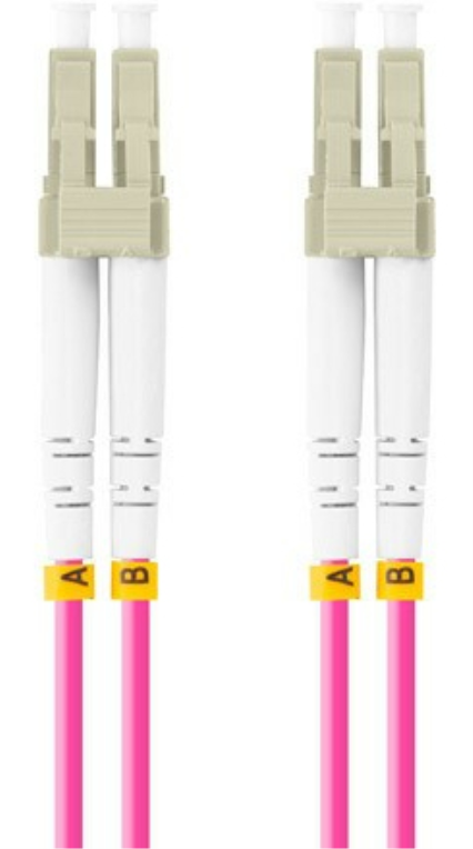 Lanberg FO-LULU-MD41-0005-VT Cable de fibra óptica e InfiniBand 0,5 m LC LC/UPC Violeta
