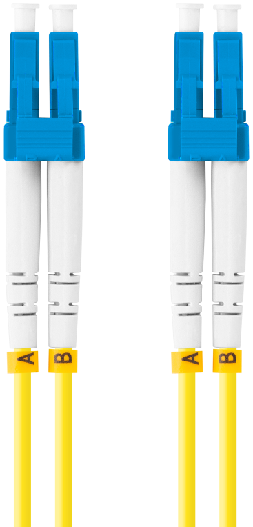 Lanberg FO-LULU-SD11-0020-YE Cable de fibra óptica e InfiniBand 2 m LC Amarillo