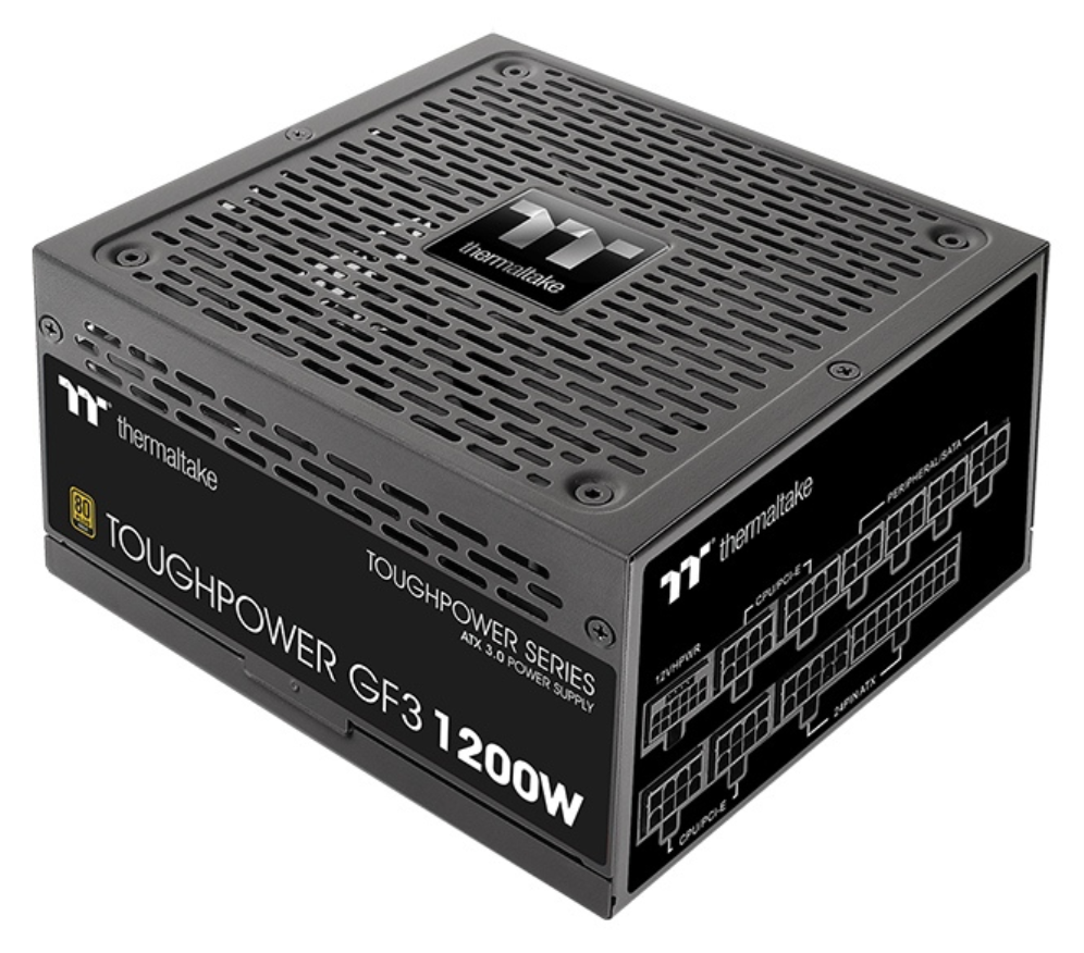 Thermaltake Toughpower GF3 unidad de fuente de alimentación 1200 W 24-pin ATX ATX Negro