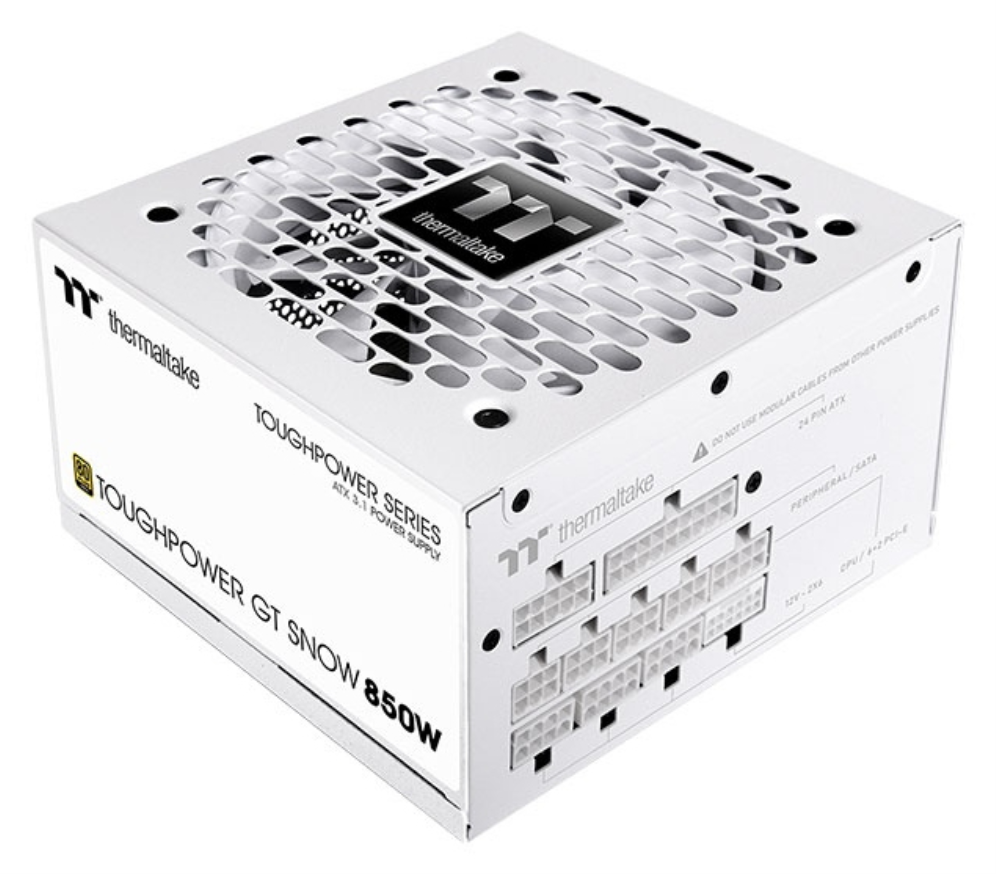 Thermaltake Toughpower Gt unidad de fuente de alimentación 850 W 24-pin ATX ATX Blanco
