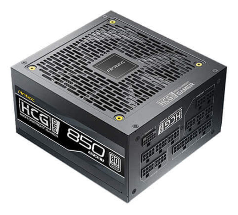 Antec HIGH CURRENT GAMER HCG850 PRO Platinum ATX 3.1 unidad de fuente de alimentación 850 W 20+4 pin ATX Negro