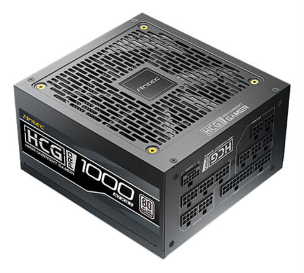 Antec HIGH CURRENT GAMER HCG1000 PRO Platinum ATX 3.1 unidad de fuente de alimentación 1000 W 20+4 pin ATX Negro