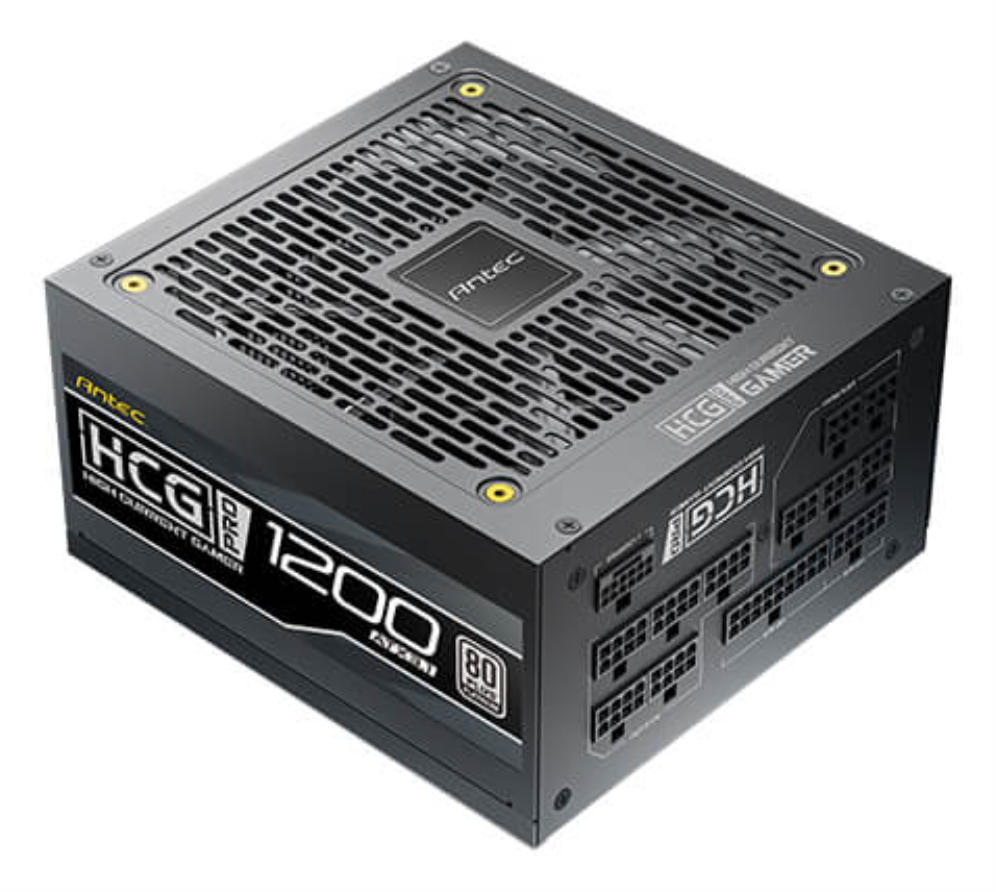Antec HIGH CURRENT GAMER HCG1200 PRO Platinum ATX 3.1 unidad de fuente de alimentación 1200 W 20+4 pin ATX Negro