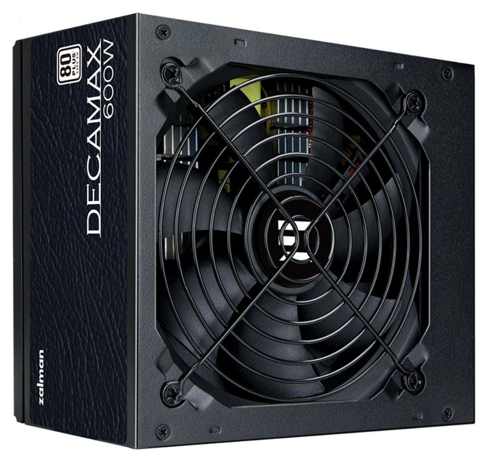 Zalman Decamax unidad de fuente de alimentación 600 W ATX Negro