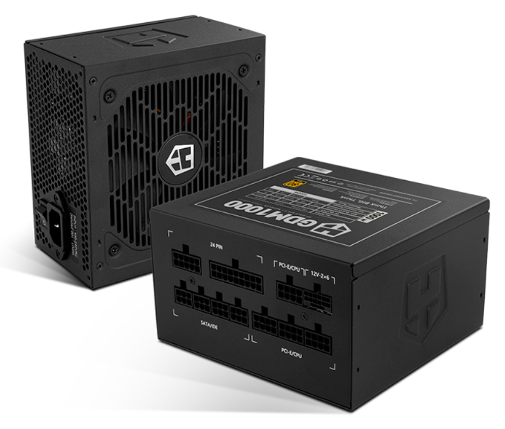 NOX Hummer GDM 1000W GOLD unidad de fuente de alimentación 20+4 pin ATX ATX Negro