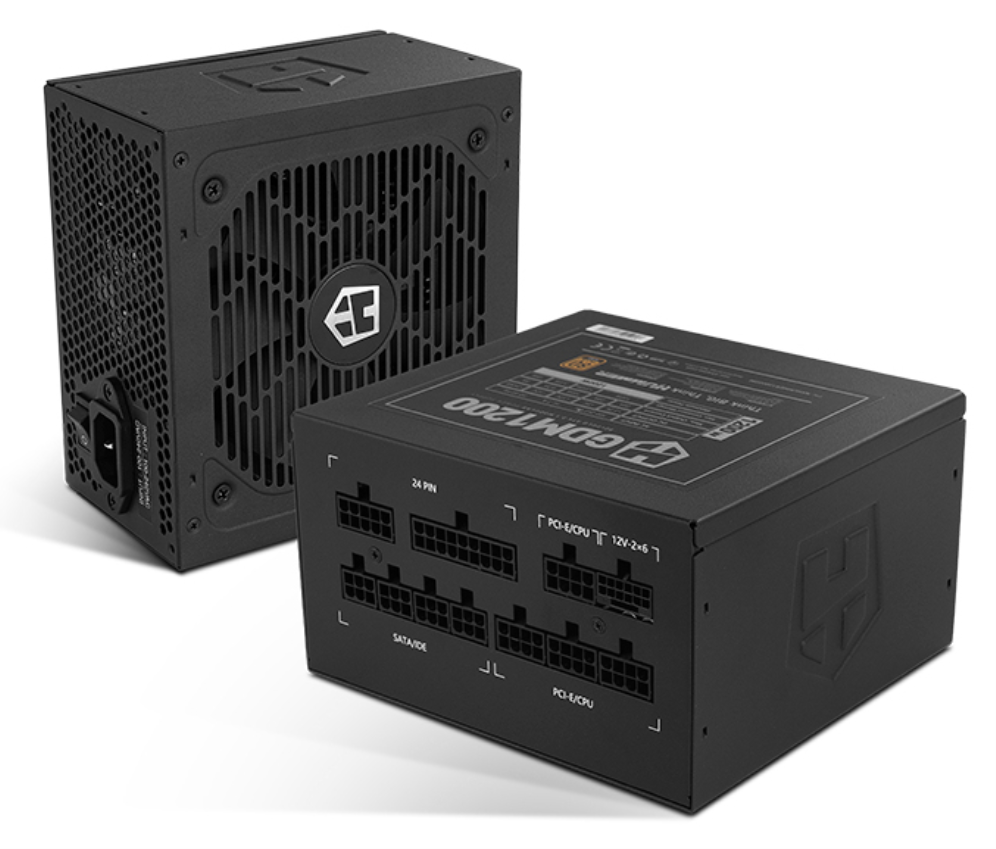 NOX Hummer GDM 1200W GOLD unidad de fuente de alimentación 20+4 pin ATX ATX Negro