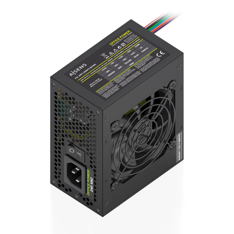 AISENS Fuente Alimentacion SFX 500W OEM, Negra