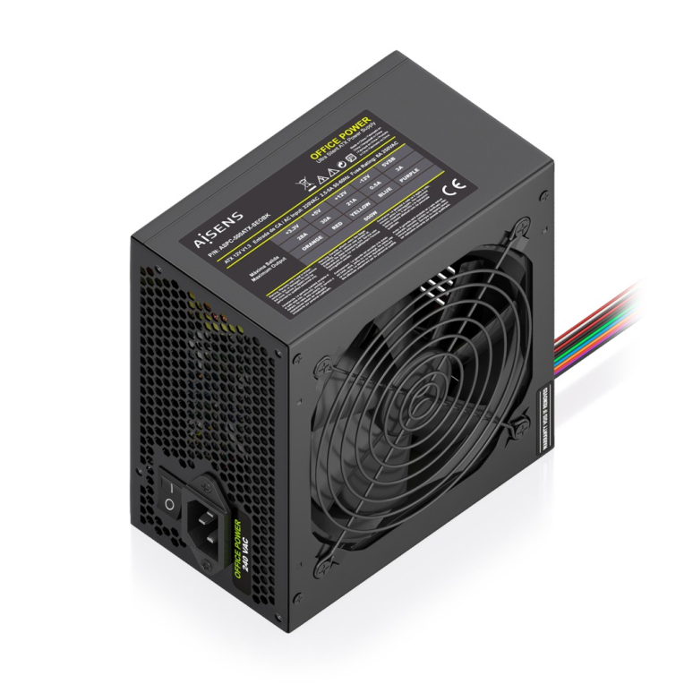 AISENS Fuente Alimentacion ATX 500W OEM, Negra